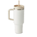 40oz Stainless Steel Tumbler - Vanilla - Image 2